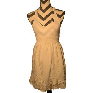 Romeo & Juliet Couture S White Eyelet Lace Mini Tank Dress